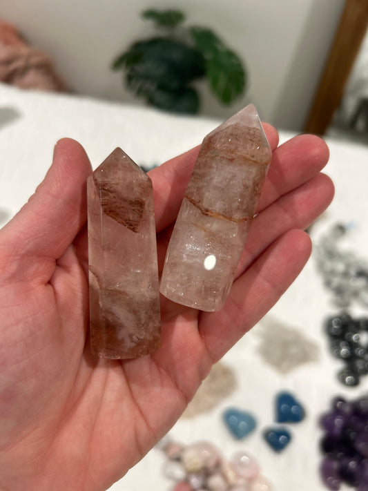 Strawberry Quartz - Tower - Love | Gratitude | Harmony