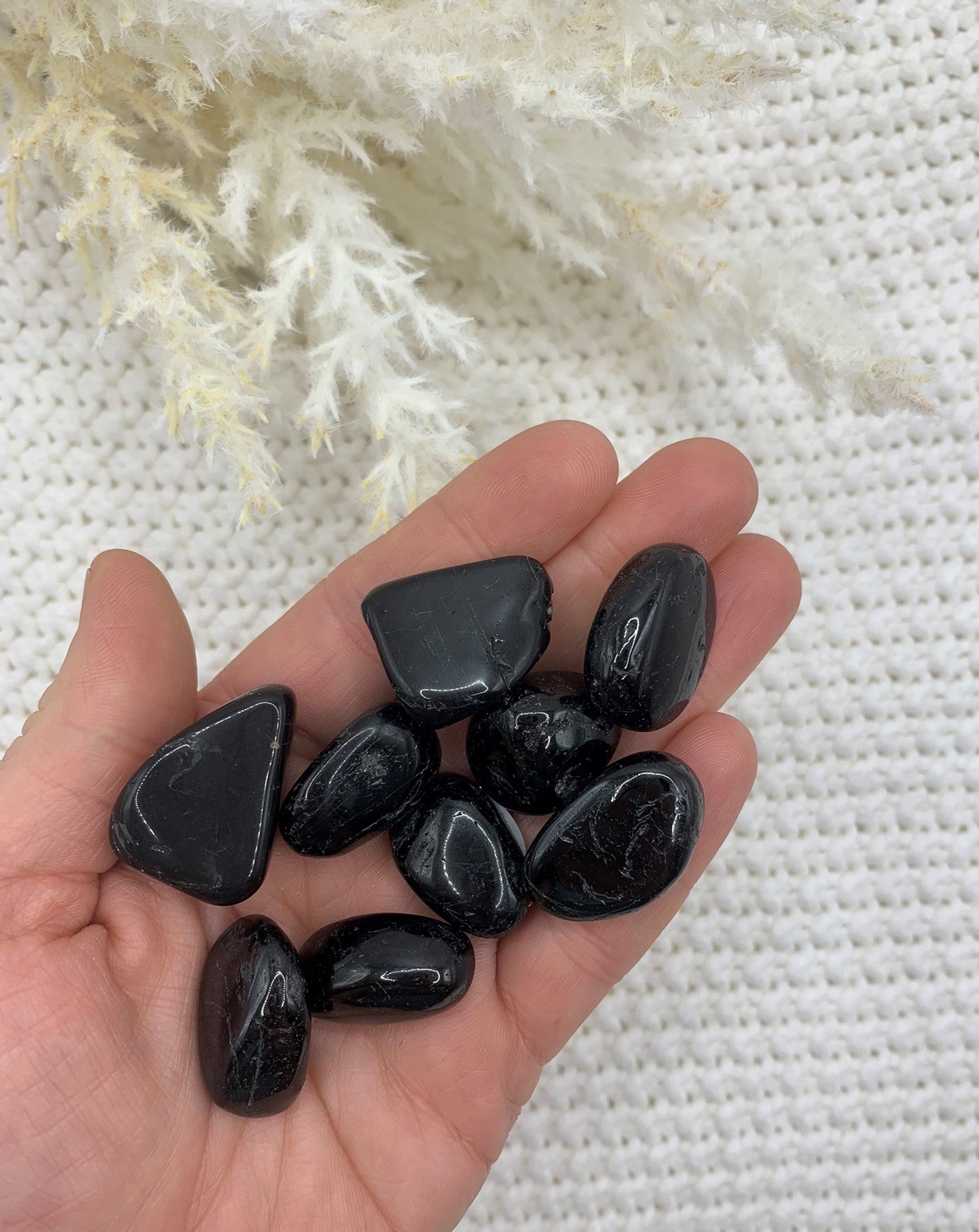 Black Tourmaline Tumbled - Connection | Peace | Intuition