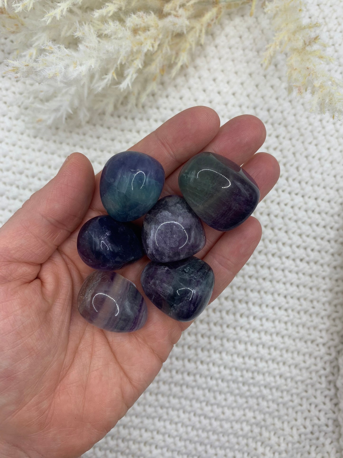 Rainbow Fluorite - Tumbled - Focus | Concentration | Clarity
