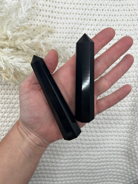 Black Obsidian - Tower - Protection | Cleanse | Align